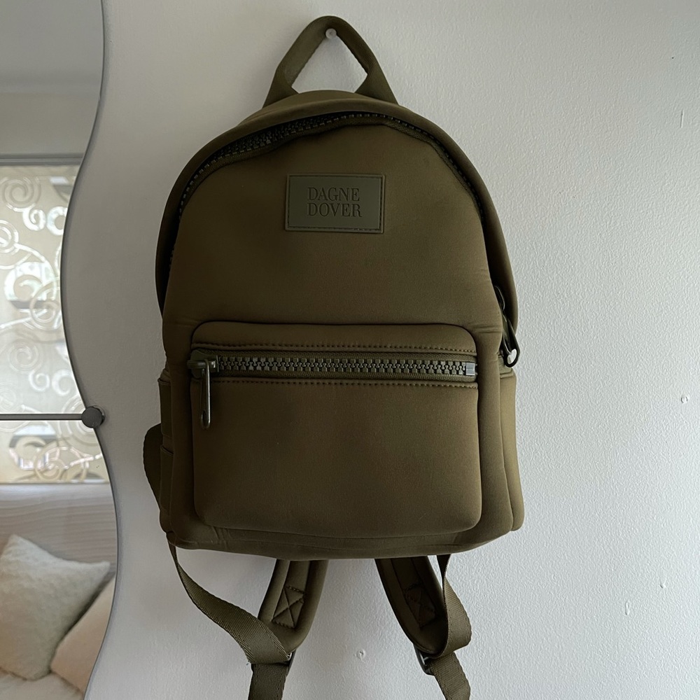 Dangne Dover Dakota Neoprene Backpack SMALL OLIVE